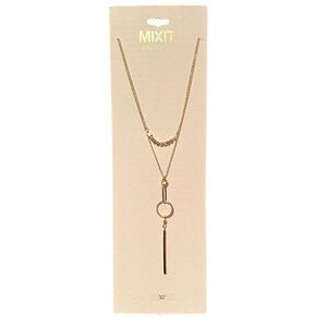 🤯5/$20🤯 NWT Mixit Delicates Gold Tone Double Layer Long Necklace
